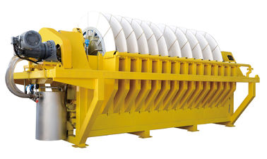 Compact Design Iron Ore Slurry Rotary Disc Filter , Vacuum Filtration System