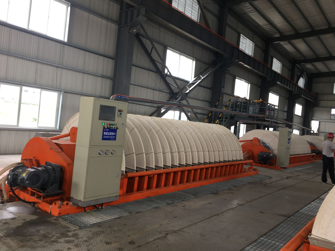 Durable Ceramic Dewatering Equipment 100 M2 Filtration Area  High Vacuum