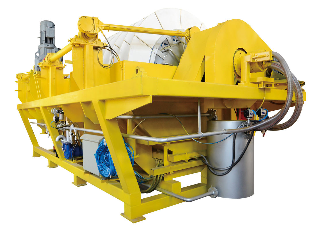 High Vacuum Ceramic Dewatering Machine , Rotary Vacuum Filter Heavy Duty