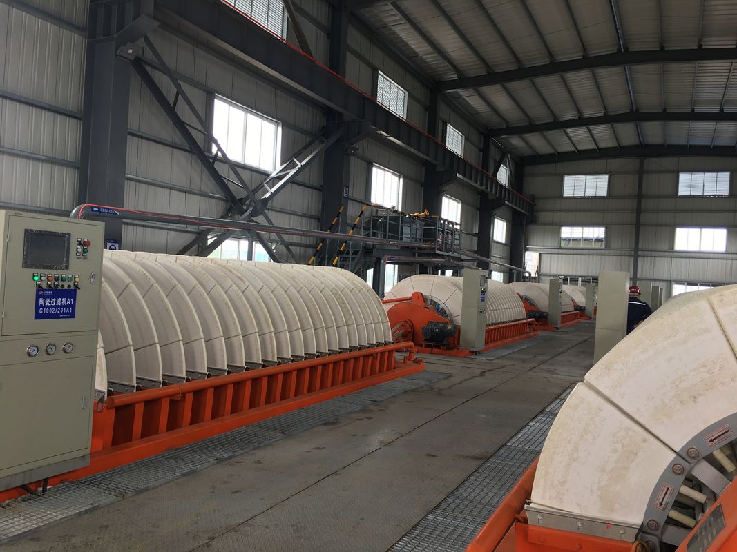 Durable HTG Disc Vacuum Dehydrator High Productivity Mining Dewatering